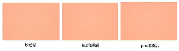 均質前后對比